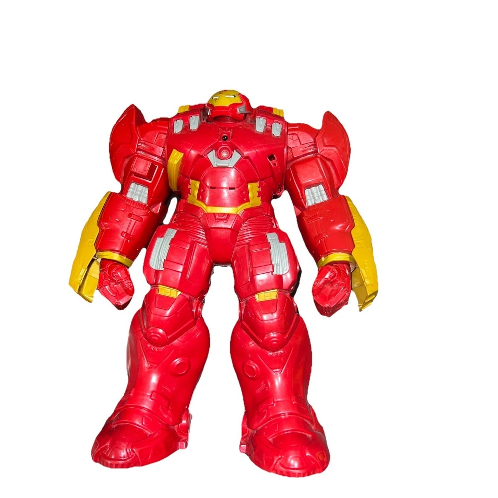 (J1/4n)ron Man Hulkbuster Marvel Action Figure 13" Tested Works 2015 Hasbro - Picture 3 of 6